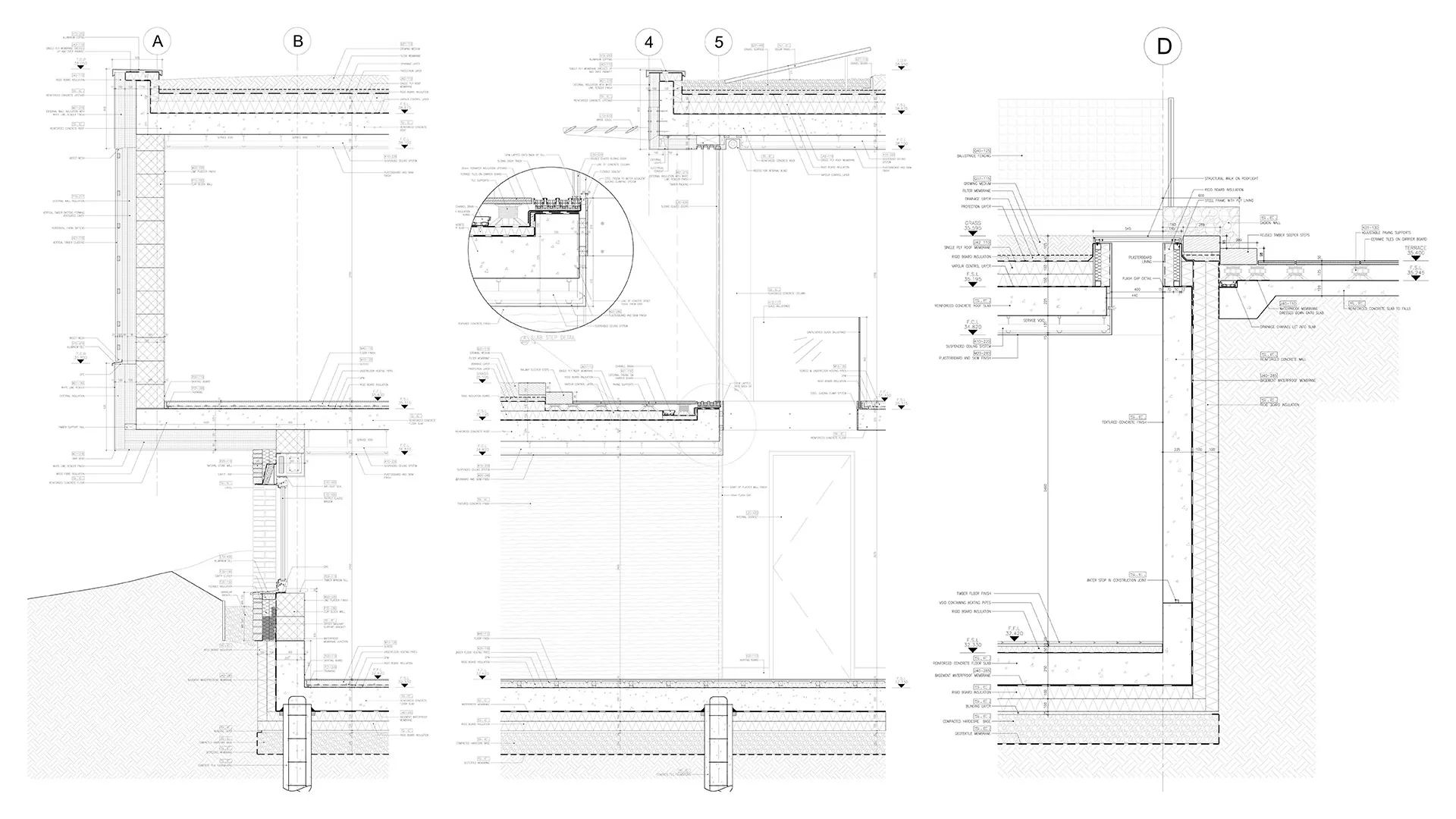 The Pavilion Detail Section Drawing CAD